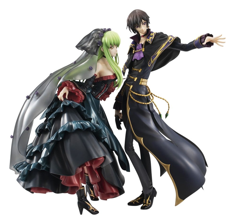 PREORDINE+ CHIUSO 11/2026 (NON CANCELLABILE) Code Geass: Lelouch of the Rebellion Precious G.E.M. Series Statue 2-Pack L.L. & C.C. 20th Anniversary 25 cm