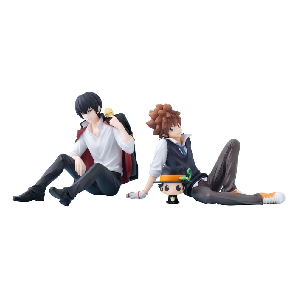 VORBESTELLUNG + 08/2026 (NICHT STORNIERBAR) Katekyo Hitman Reborn! GEM Series PVC-Statue Tsuna & Reborn & Hibari & Hibird, handliches Set, 8 cm
