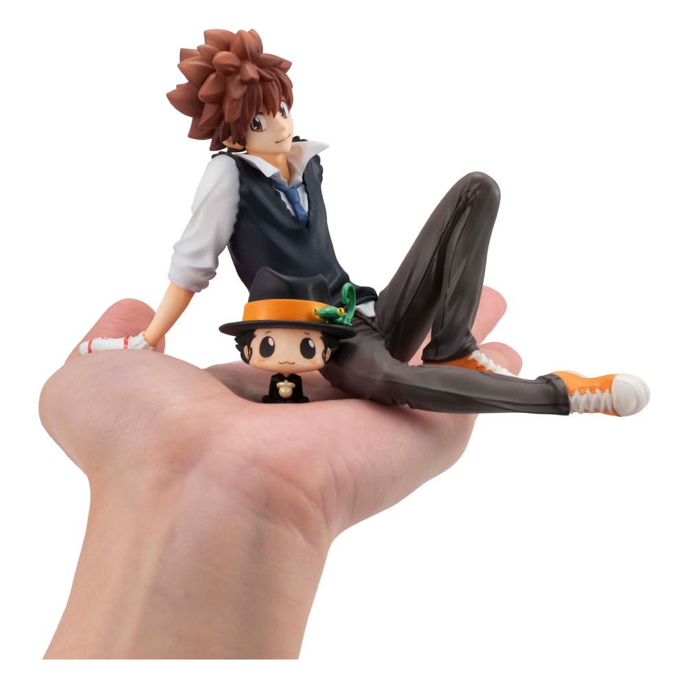 VORBESTELLUNG + 08/2026 (NICHT STORNIERBAR) Katekyo Hitman Reborn! GEM Series PVC-Statue Tsuna & Reborn & Hibari & Hibird, handliches Set, 8 cm