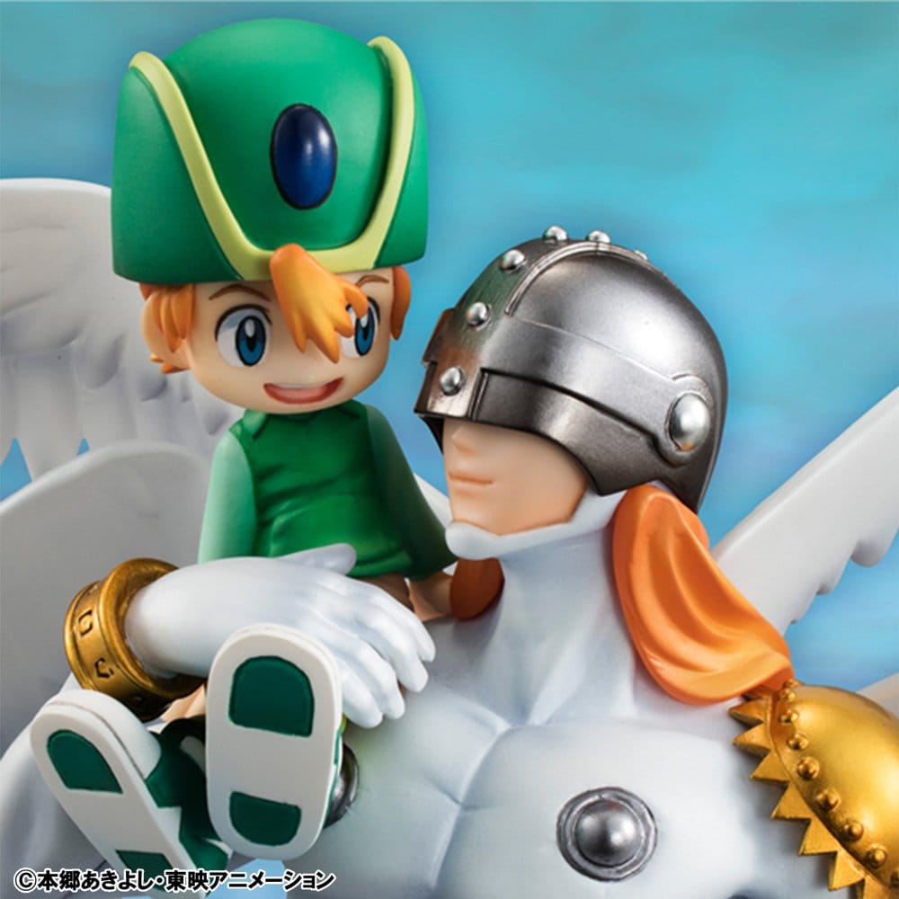 PREORDINE+ 11/2026 (NON CANCELLABILE) Digimon Adventure G.E.M. Series PVC Figure Angemon & Takeru Takaishi 22 cm (Repeat)