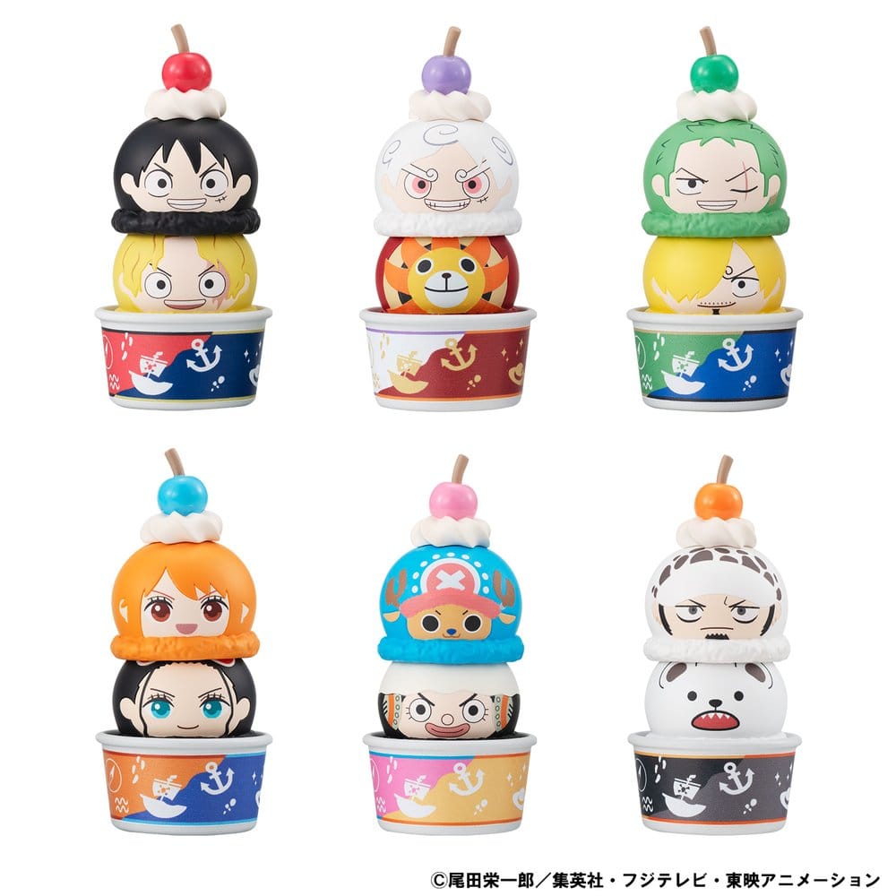 SU ORDINAZIONE One Piece Tsumichen Stack up & Change Trading Figure 8 cm Assortment (6)