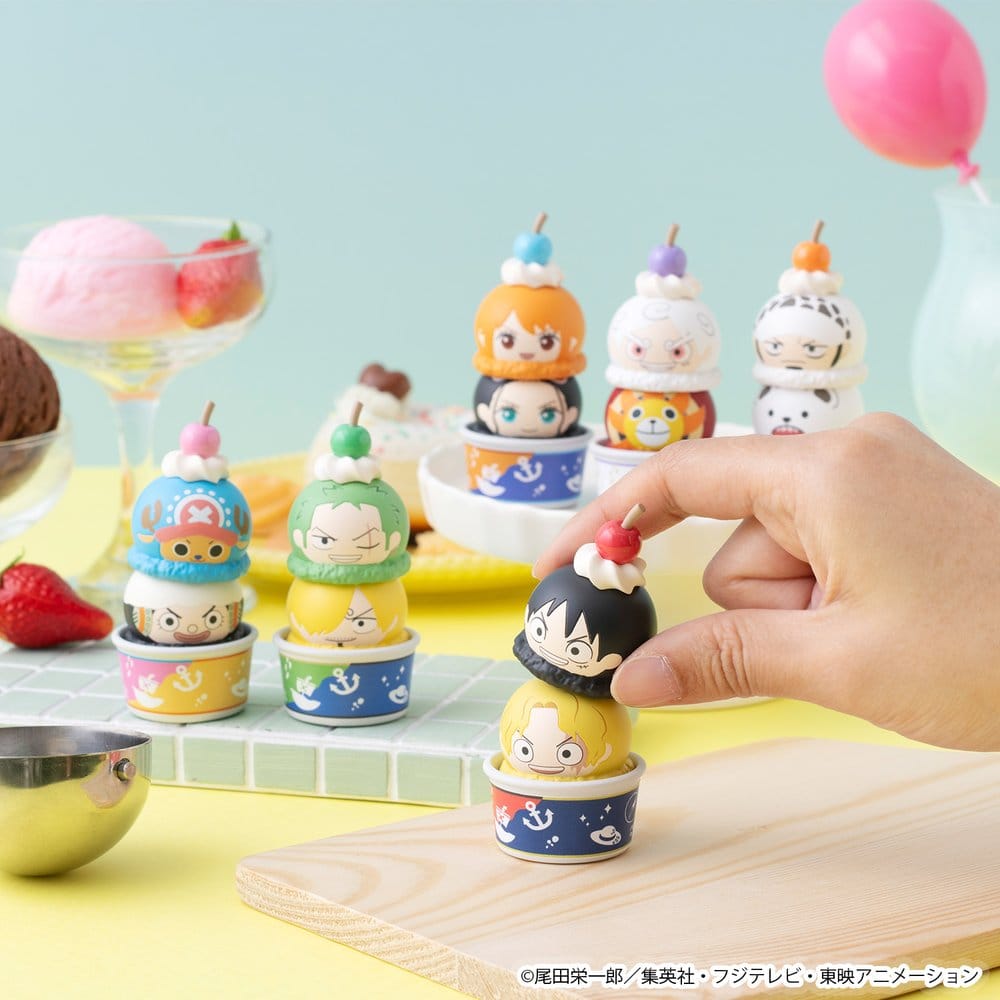 SU ORDINAZIONE One Piece Tsumichen Stack up & Change Trading Figure 8 cm Assortment (6)