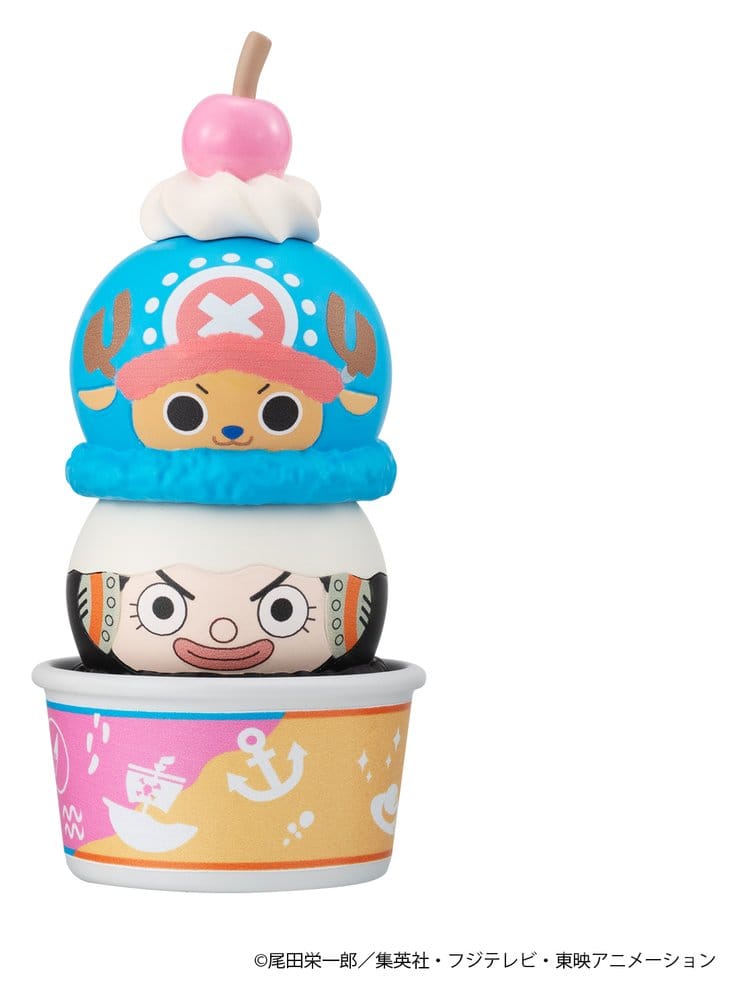 SU ORDINAZIONE One Piece Tsumichen Stack up & Change Trading Figure 6-Pack 8 cm (with gift)
