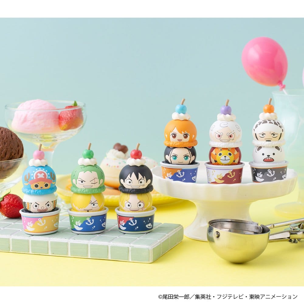 SU ORDINAZIONE One Piece Tsumichen Stack up & Change Trading Figure 6-Pack 8 cm (with gift)