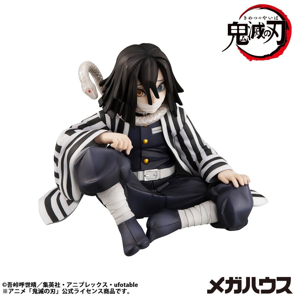SU ORDINAZIONE Demon Slayer Kimetsu no Yaiba G.E.M. PVC Statue Iguro-san Palm Size 7 cm
