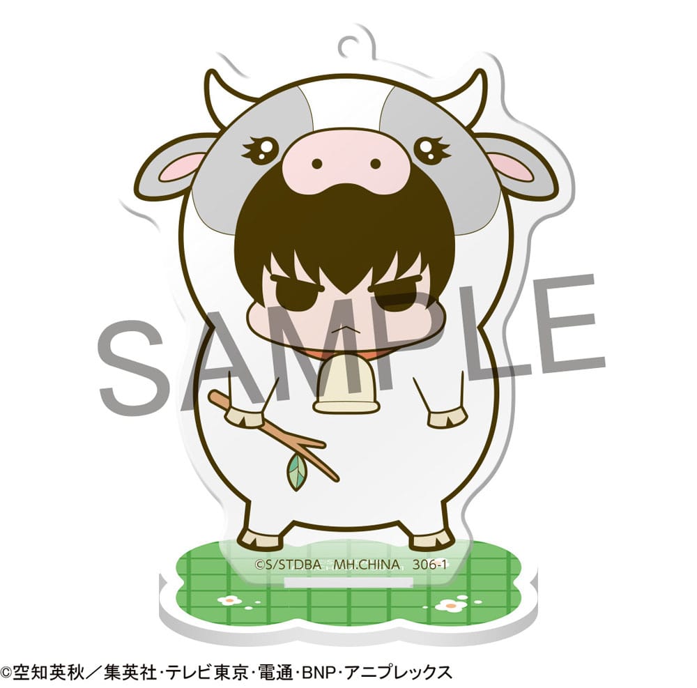 SU ORDINAZIONE Gintama Acrylic Figure Prince Hata & Animal Paradise Farm of Love & Peace 6 cm Blind Box Display (6)