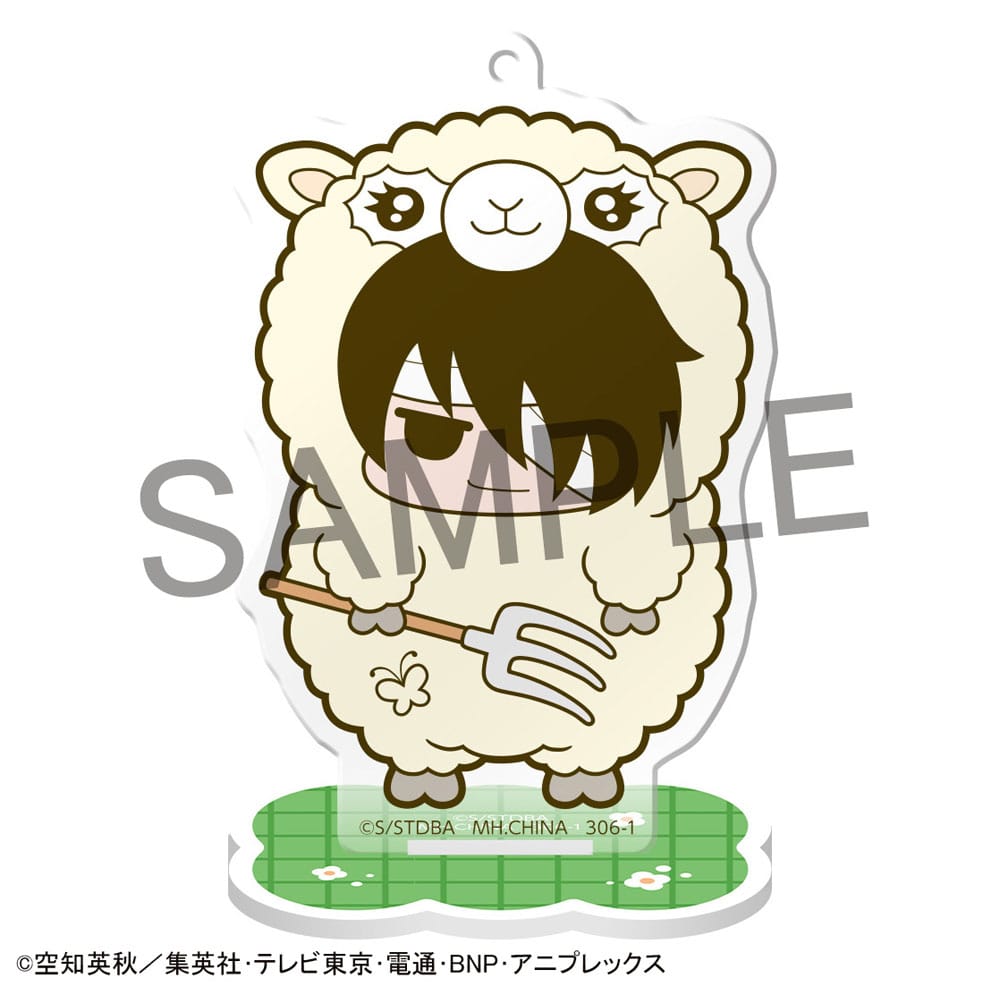 SU ORDINAZIONE Gintama Acrylic Figure Prince Hata & Animal Paradise Farm of Love & Peace 6 cm Blind Box Display (6)