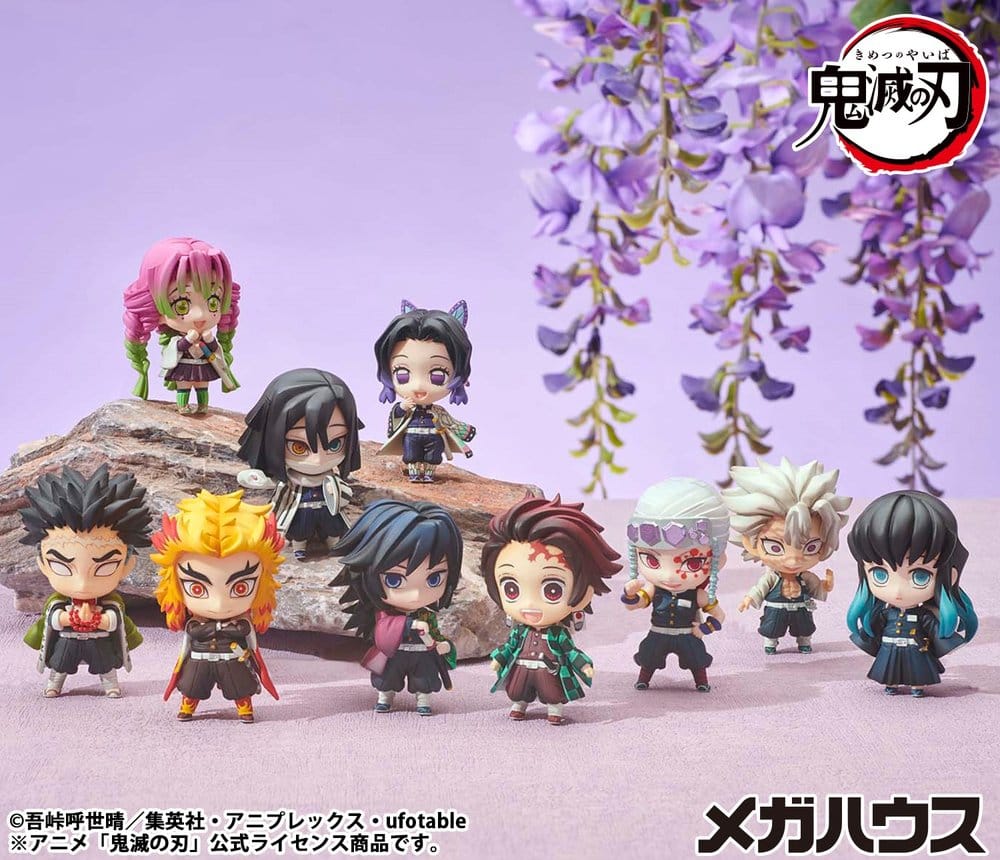SU ORDINAZIONE Demon Slayer Kimetsu no Yaiba Trading Figure Tanjiro & Friends 5 cm Assortment (8)