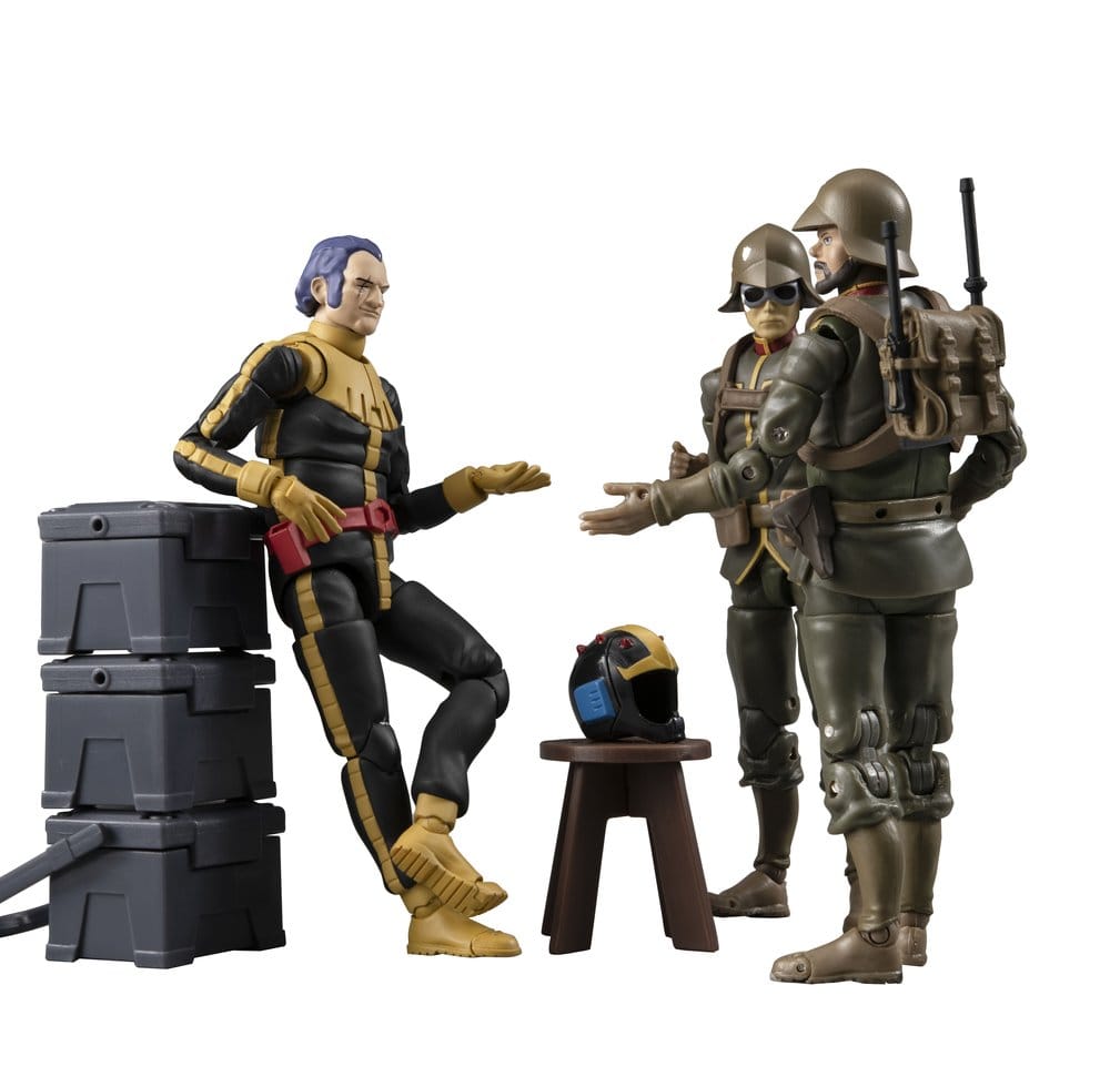 SU ORDINAZIONE Mobile Suit Gundam G.M.G. Collection 15 Action Figure Principality of Zeon Black Tri-Stars Mash Normal Suit Ver. 10 cm