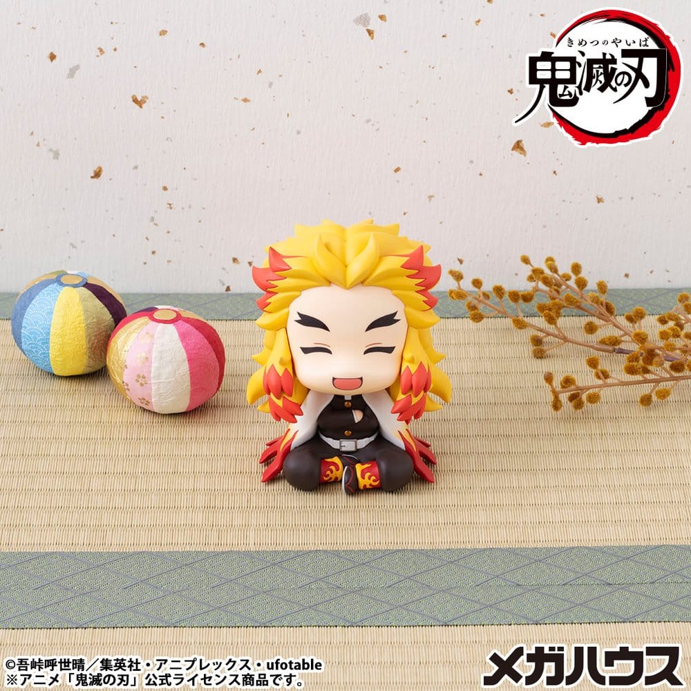 SU ORDINAZIONE Demon Slayer: Kimetsu no Yaiba Look Up PVC Statue Rengoku Kyoujurou Smile Ver. 11 cm