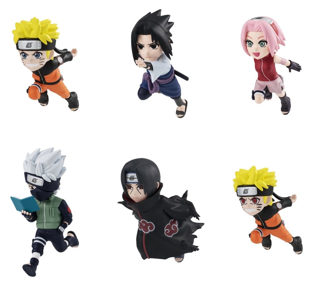 PREORDINE+ 06/2027 Naruto Shippuden Tobimas Mini Figures 5 cm Blind Box Display (6)