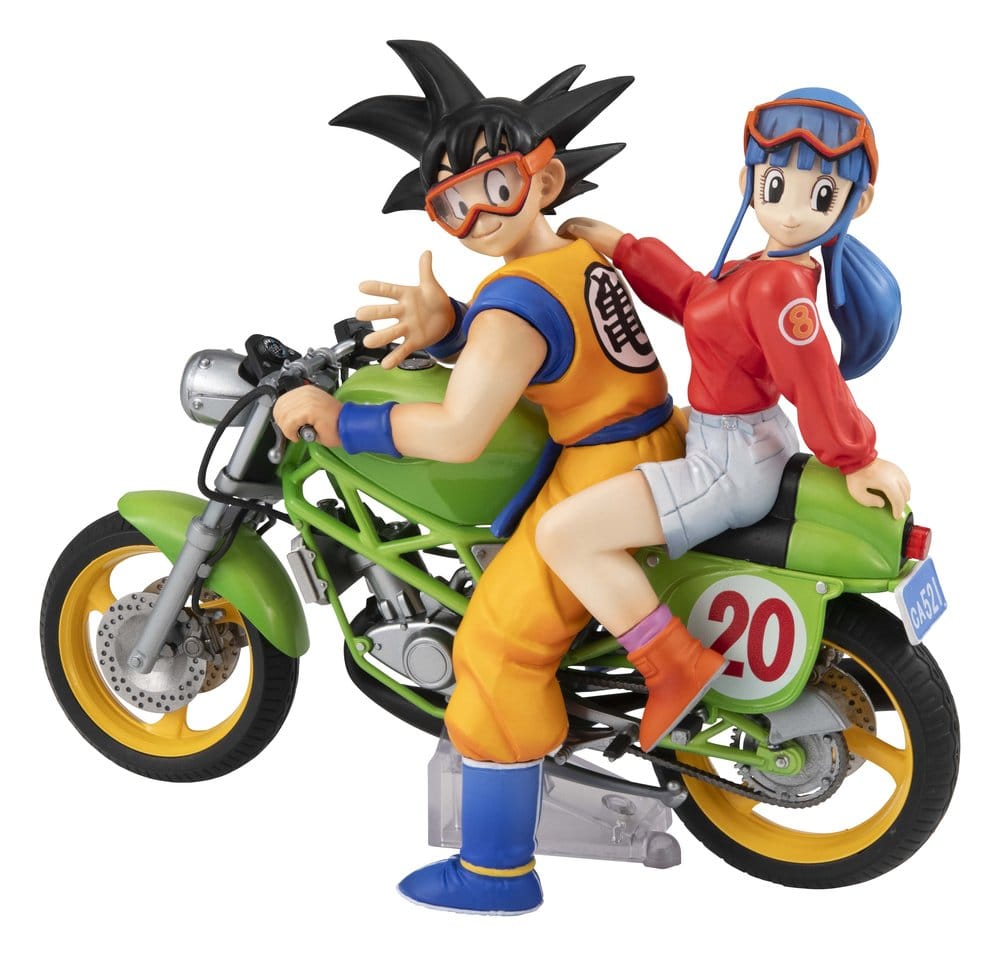 PREORDINE+ 01/2027 (NON CANCELLABILE) Dragon Ball Z Desktop Real McCoy PVC Figure 05 Son Goku & Chichi Limited Repeat Ver. 15 cm