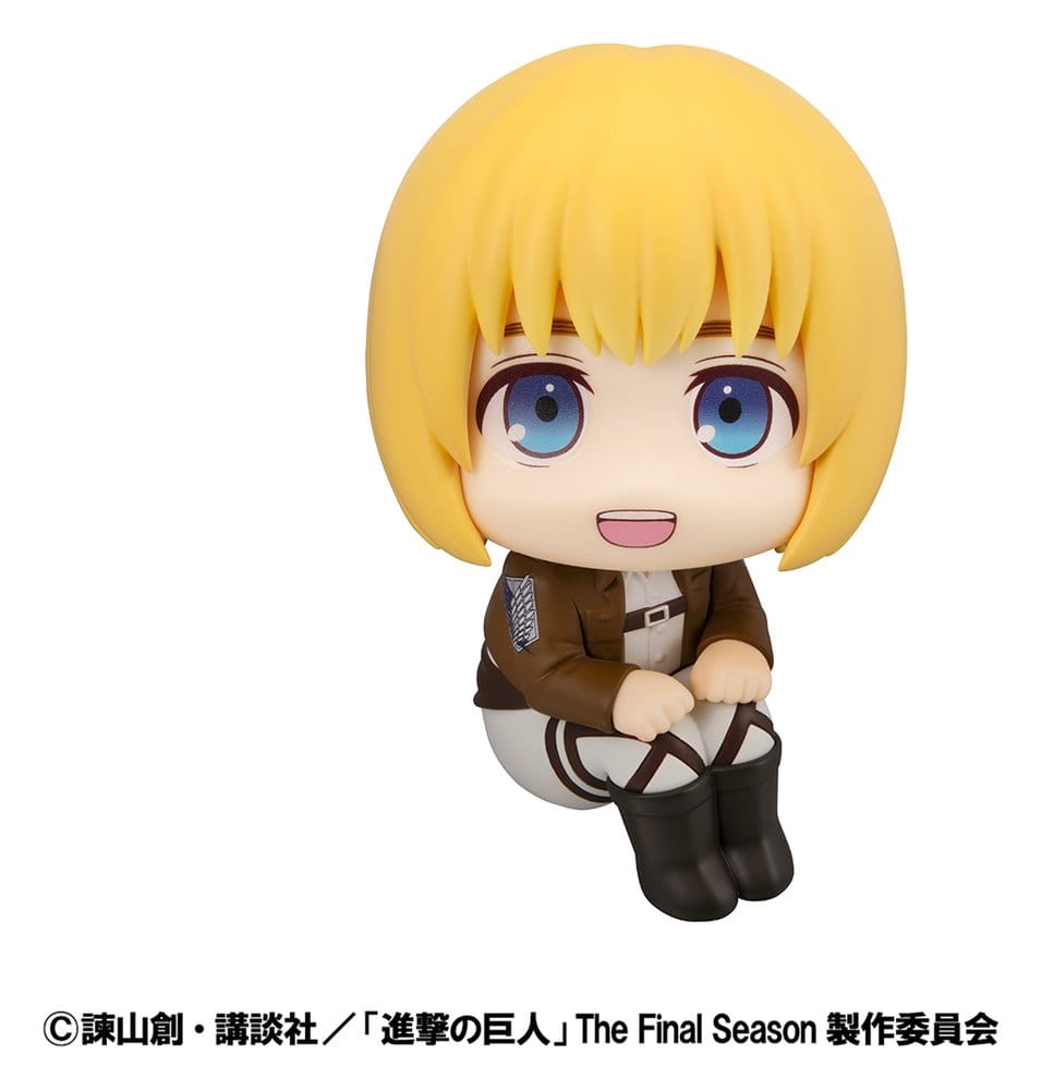 PREORDINE+ CHIUSO 12/2026 (NON CANCELLABILE) Attack on Titan Lookup PVC Figures 2-Pack Armin Arlert & Eren Yeager Grumpy Ver. 11 cm (with gift)