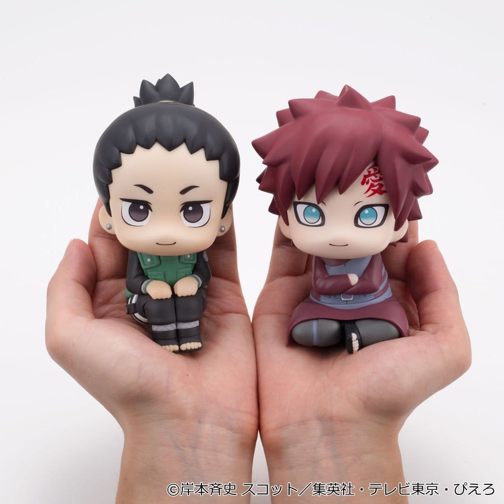 PREORDINE+ 08/2027 Naruto Shippuden Look Up PVC Figures 2-Pack Shikamaru Nara & Gaara Smile ver. 11 cm (with gift)