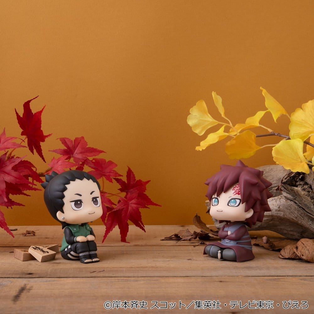 PREORDINE+ 08/2027 Naruto Shippuden Look Up PVC Figures 2-Pack Shikamaru Nara & Gaara Smile ver. 11 cm (with gift)
