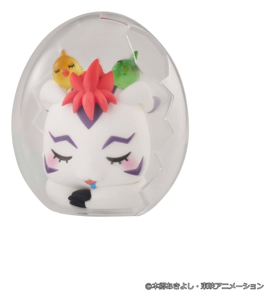 PREORDINE+ 08/2027 Digimon Adventure Mega Egg Figure Mini Figures Good Night Digicolle! 8 cm Blind Box Display (8)