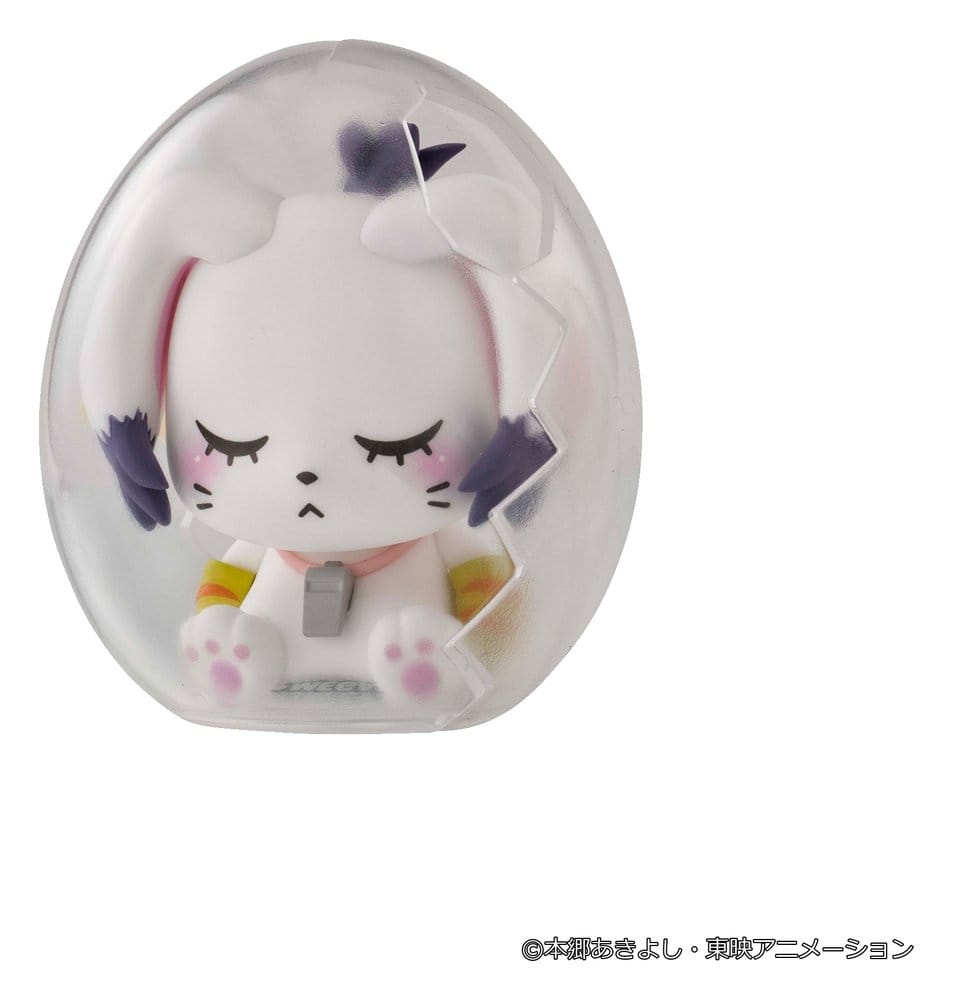 PREORDINE+ 08/2027 Digimon Adventure Mega Egg Figure Mini Figures Good Night Digicolle! 8 cm Blind Box Display (8)