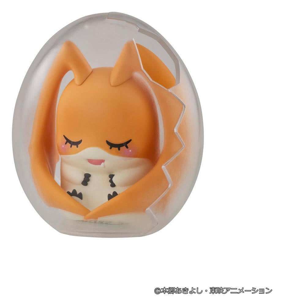 PREORDINE+ 08/2027 Digimon Adventure Mega Egg Figure Mini Figures Good Night Digicolle! 8 cm Blind Box Display (8)