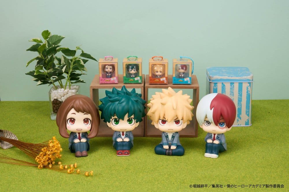 PREORDINE+ 05/2027 My Hero Academia Look Up PVC Mini Figures Miniature Collection 4 cm Display (4)