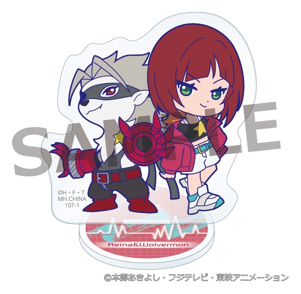 PREORDINE+ 05/2027 Digimon Buddycolle Acrylic Stands Beatbreak 6 cm Blind Box Display (6)