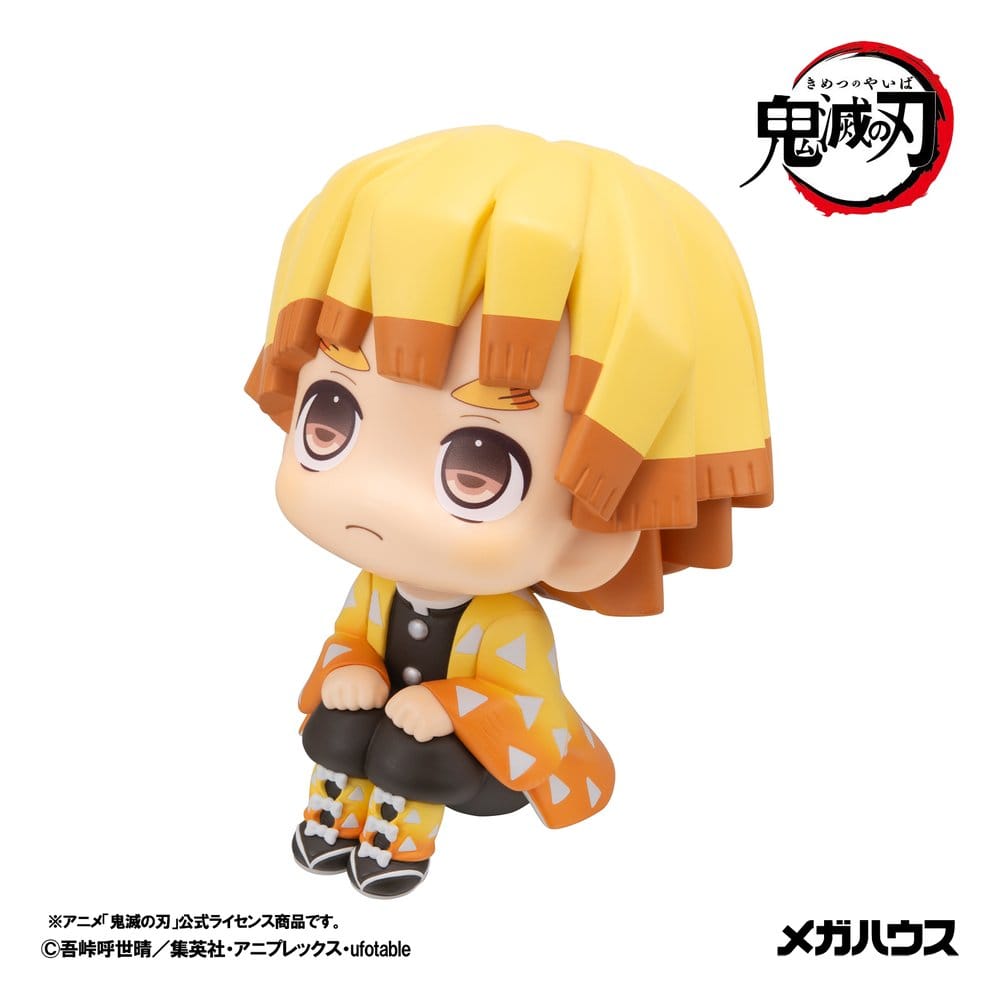 PREORDINE+ 08/2027 Demon Slayer: Kimetsu no Yaiba Look Up PVC Figure Zenitsu Agatsuma Grumpy Ver. 11 cm