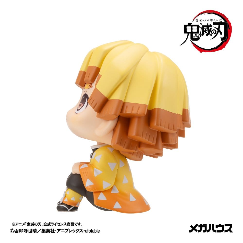 PREORDINE+ 08/2027 Demon Slayer: Kimetsu no Yaiba Look Up PVC Figure Zenitsu Agatsuma Grumpy Ver. 11 cm