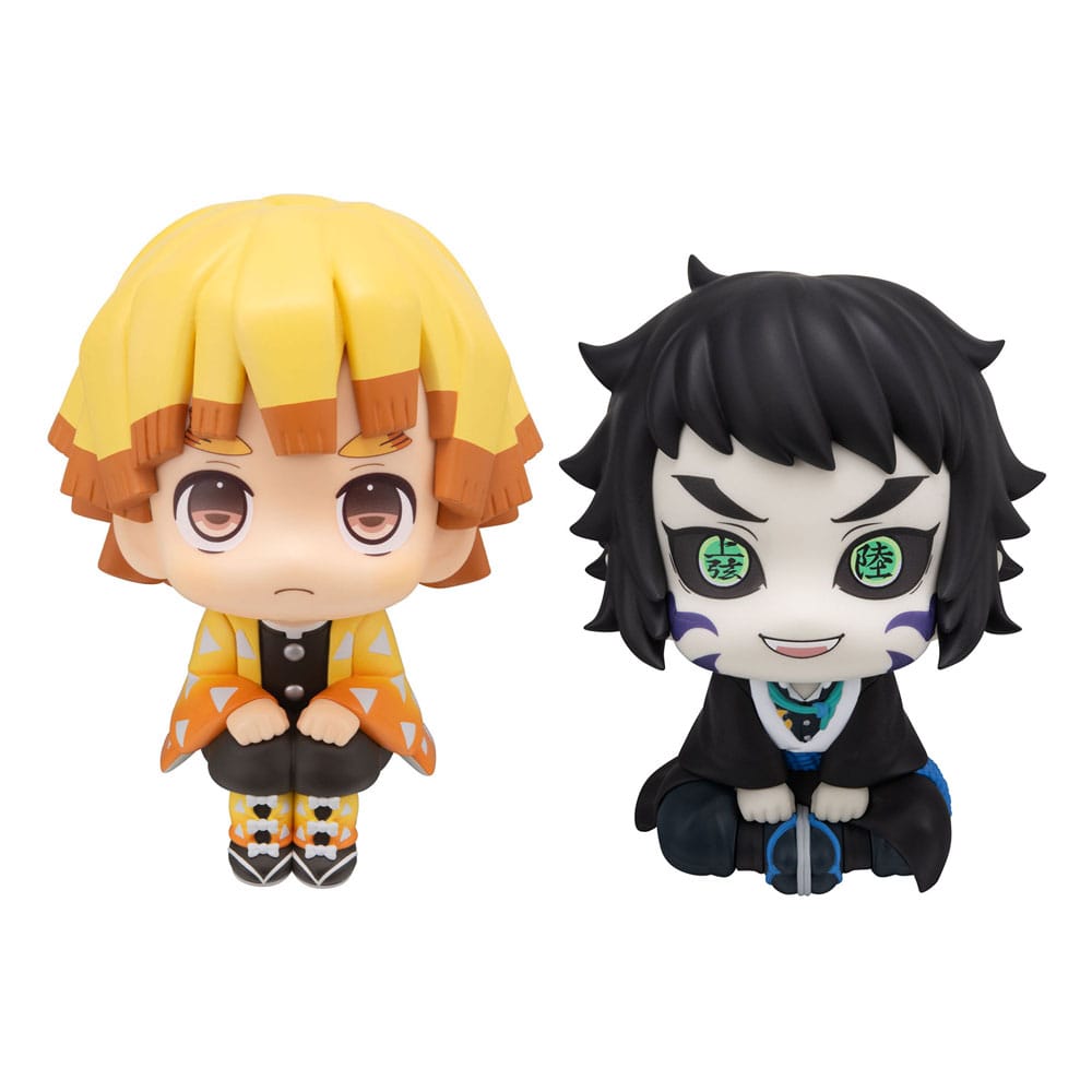PREORDINE+ 08/2027 Demon Slayer: Kimetsu no Yaiba Look Up PVC Figures 2-Pack Zenitsu Agatsuma Grumpy Ver. & Kaigaku 11 cm (with gift)