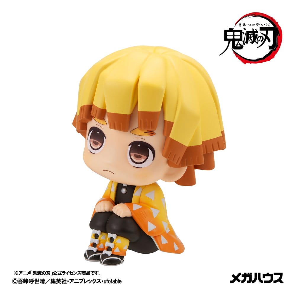 PREORDINE+ 08/2027 Demon Slayer: Kimetsu no Yaiba Look Up PVC Figures 2-Pack Zenitsu Agatsuma Grumpy Ver. & Kaigaku 11 cm (with gift)