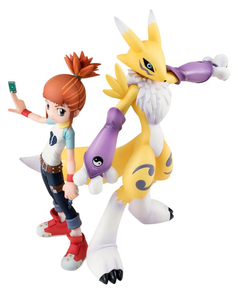 PREORDINE+ 09/2027 Digimon Tamers G.E.M. Series PVC Figure Renamon & Ruki Makino 13 cm (Repeat)