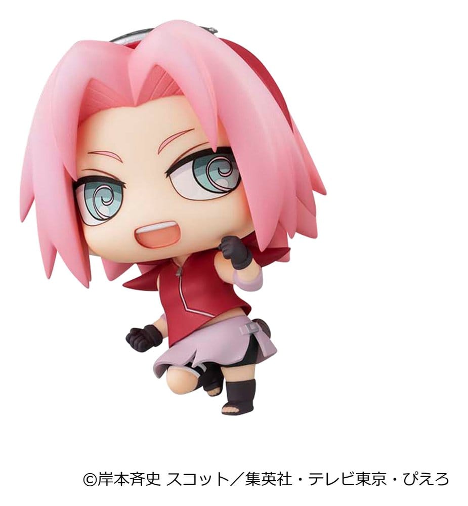 PREORDINE+ 05/2027 Naruto Shippuden ChimiMega Series Mini Figures Mascot Collection 1 6 cm Blind Box Display (6)
