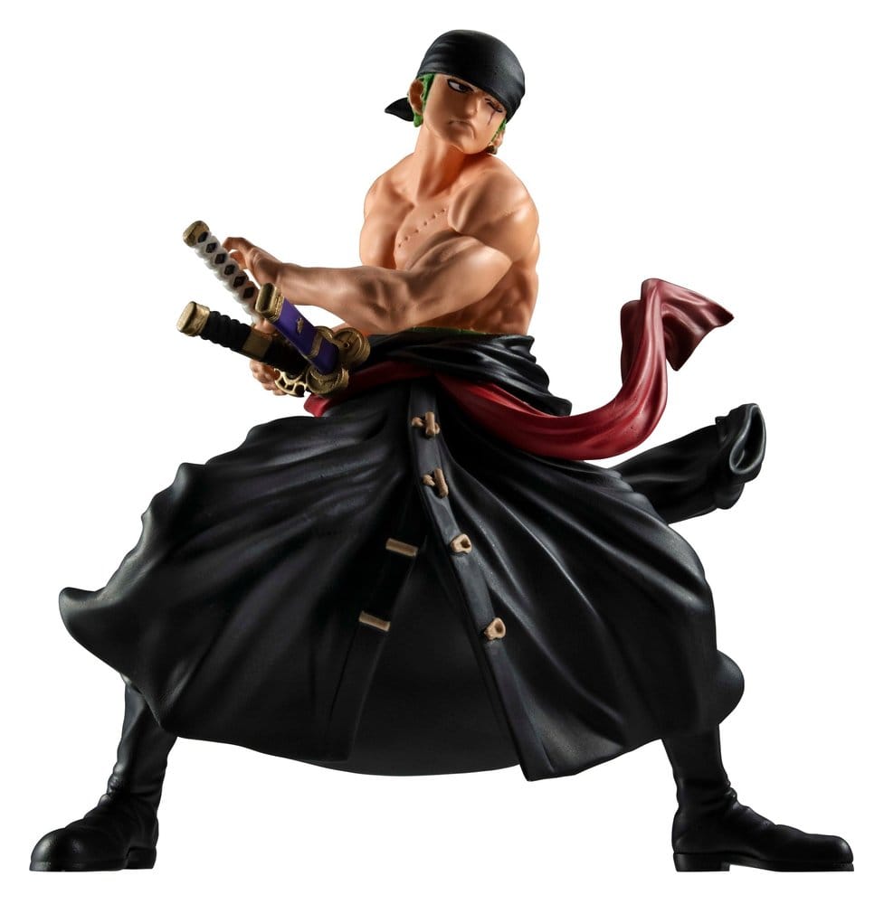 PREORDINE+ 05/2027 One Piece Wallstar PVC Figure Roronoa Zoro 9 cm