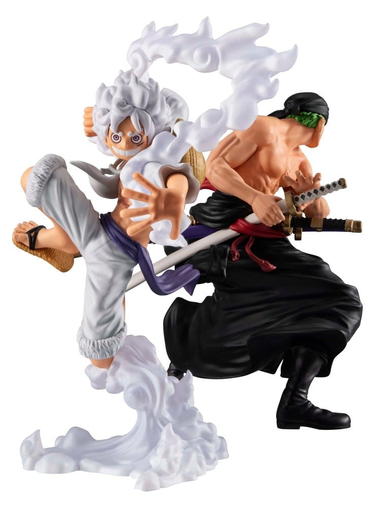 PREORDINE+ 05/2027 One Piece Wallstar PVC Figures 2-Pack Monkey D. Luffy Gear Fifth & Roronoa Zoro (with gift) 10 cm