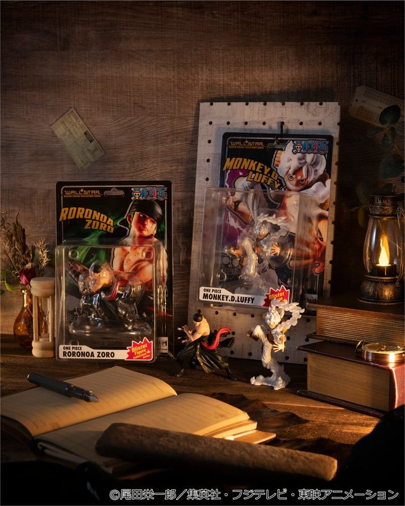 PREORDINE+ 05/2027 One Piece Wallstar PVC Figures 2-Pack Monkey D. Luffy Gear Fifth & Roronoa Zoro (with gift) 10 cm