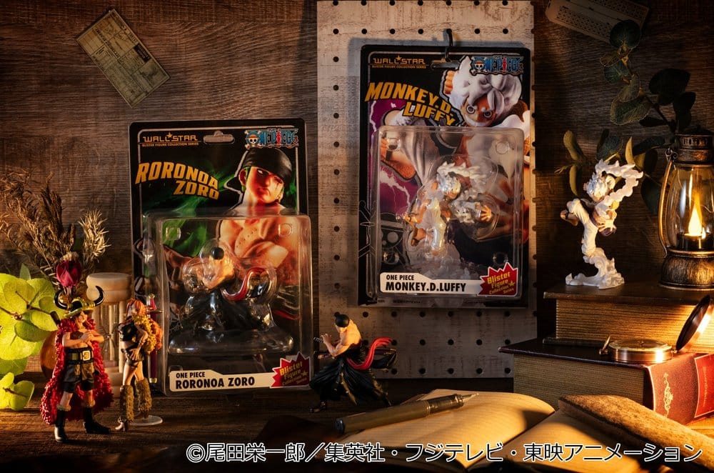 PREORDINE+ 05/2027 One Piece Wallstar PVC Figures 2-Pack Monkey D. Luffy Gear Fifth & Roronoa Zoro (with gift) 10 cm