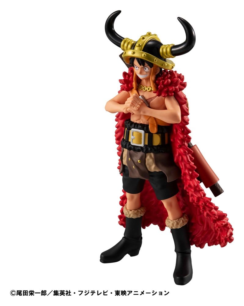 PREORDINE+ 08/2027 One Piece Wallstar PVC Figure Monkey D. Luffy Elbaph Arc 11 cm