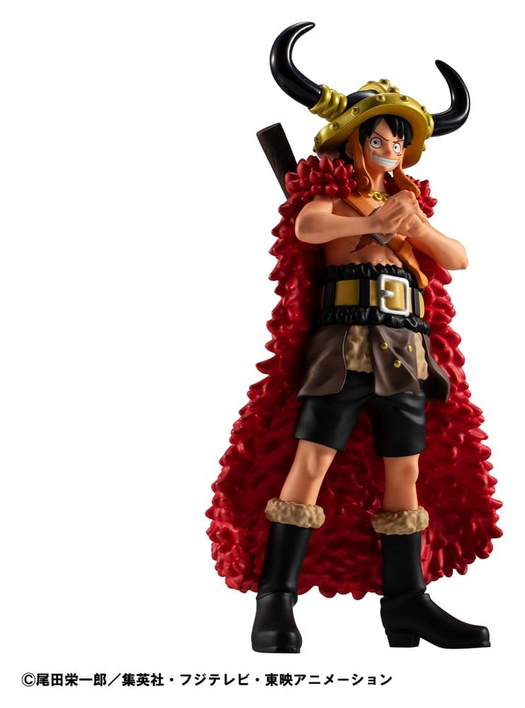 PREORDINE+ 08/2027 One Piece Wallstar PVC Figure Monkey D. Luffy Elbaph Arc 11 cm
