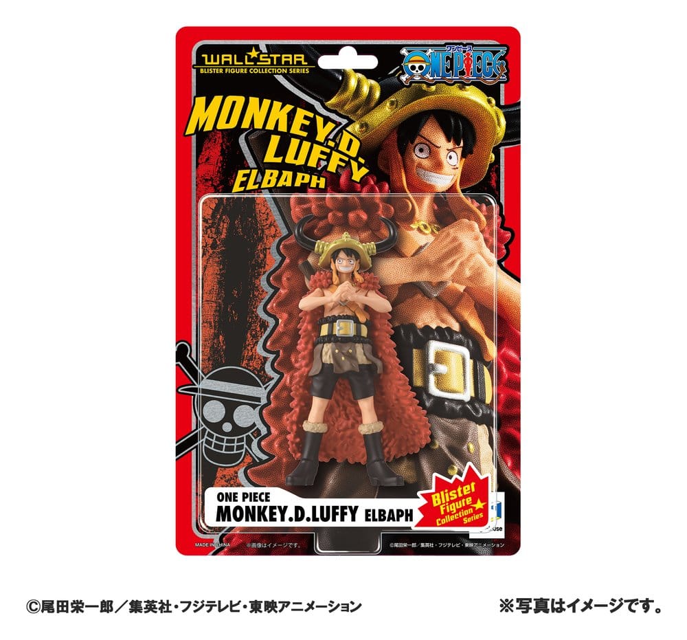 PREORDINE+ 08/2027 One Piece Wallstar PVC Figure Monkey D. Luffy Elbaph Arc 11 cm
