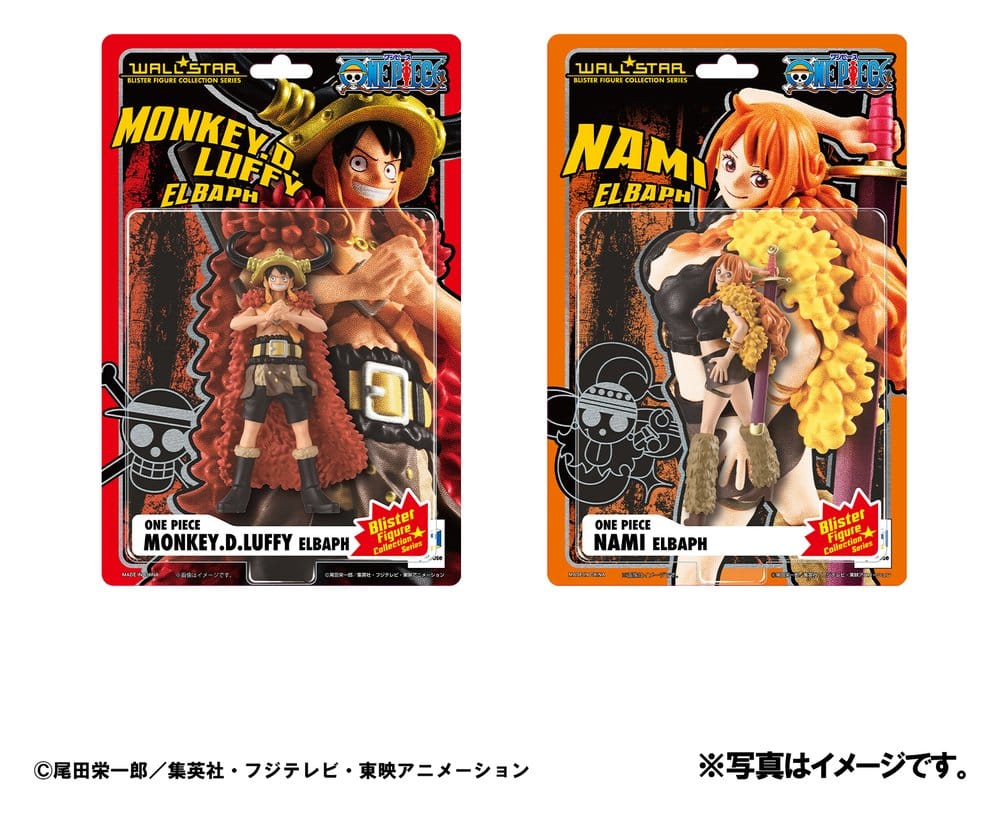 PREORDINE+ 08/2027 One Piece WALLSTAR PVC Figures 2-Pack Monkey D. Luffy & Nami Ver. Elbaph 11 cm (with gift)