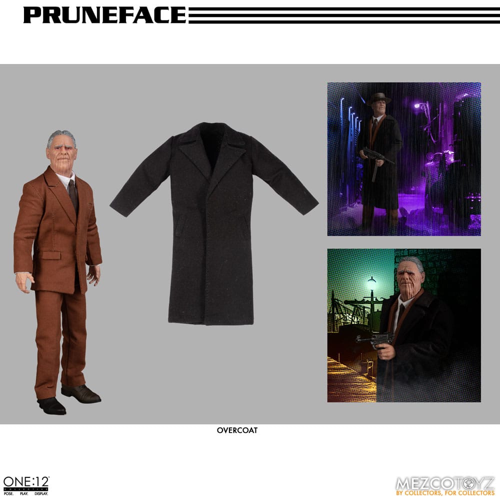 PREORDINE ESAURITO Dick Tracy Action Figure 1/12 Pruneface 17 cm