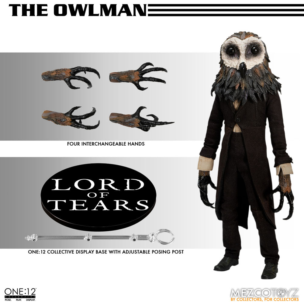 PREORDINE ESAURITO Lord of Tears Action Figure 1/12 The Owlman 17 cm
