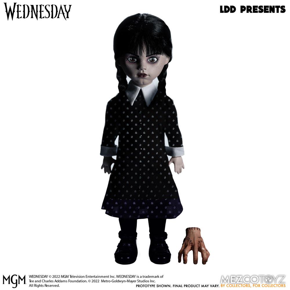 AUF BESTELLUNG HERGESTELLT Wednesday Living Dead Dolls Puppe Wednesday Addams 25 cm *SONDERPREIS*