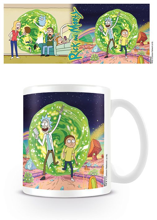 Rick-und-Morty-Tassenportal (auf Bestellung gefertigt)