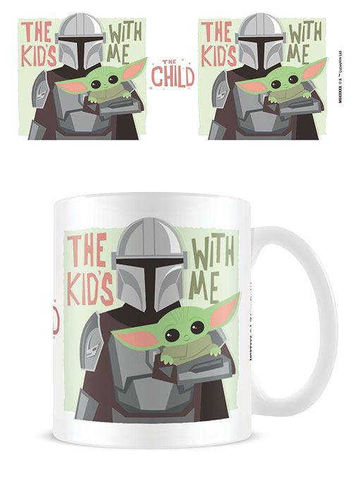 Auf Bestellung gefertigt: Star Wars The Mandalorian Tasse „Die Kinder mit mir“