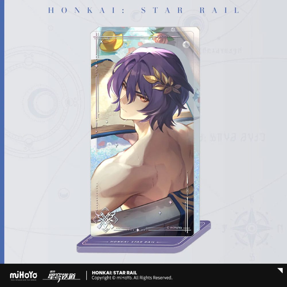 SU ORDINAZIONE Honkai: Star Rail Light Cone Acryl Ornament with Glitter: Dr. Ratio Baptism of Pure Thought 15 cm