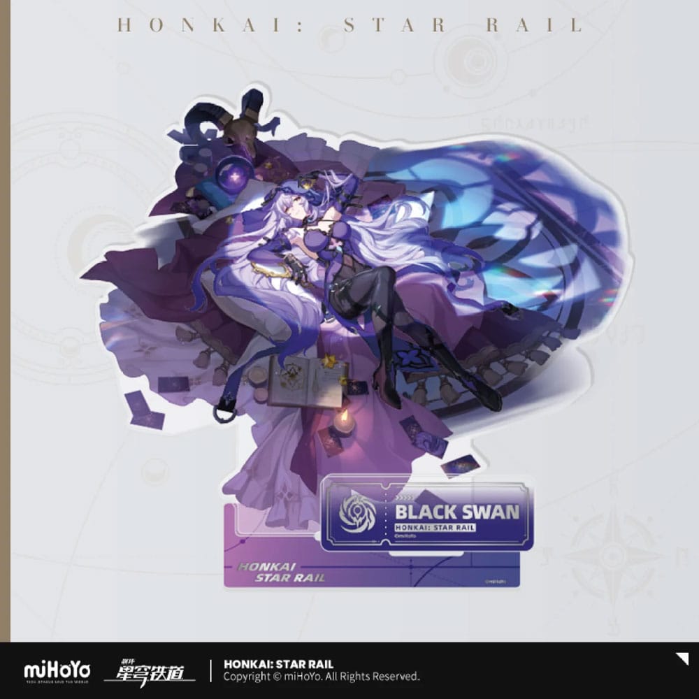 SU ORDINAZIONE Honkai: Star Rail Path of the Nihility Series Acryl Figure Black Swan 19 cm