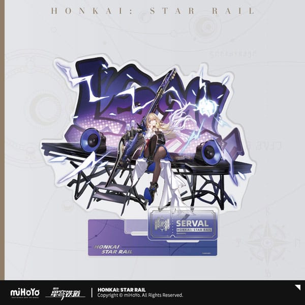 SU ORDINAZIONE Honkai: Star Rail Acryl Figure: Serval 20 cm