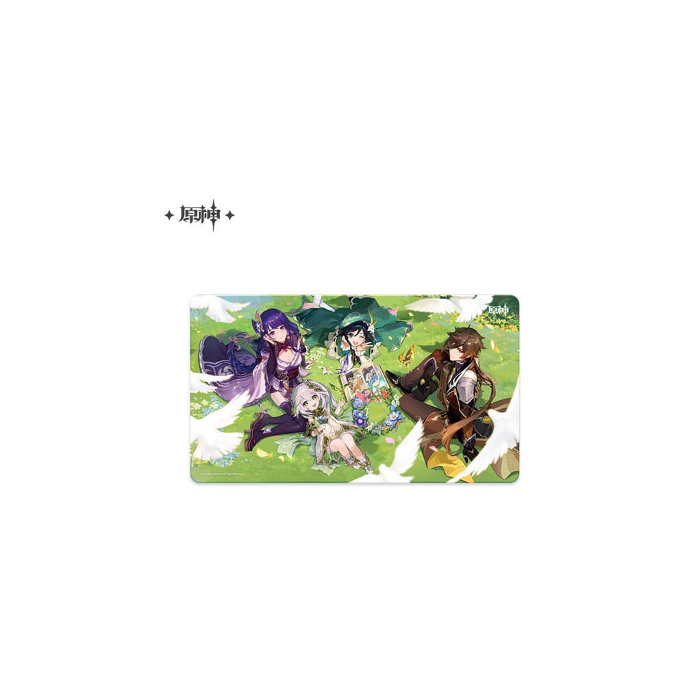 SU ORDINAZIONE Genshin Impact Mousepad 2nd Anniversary Illustration 70 x 40 cm