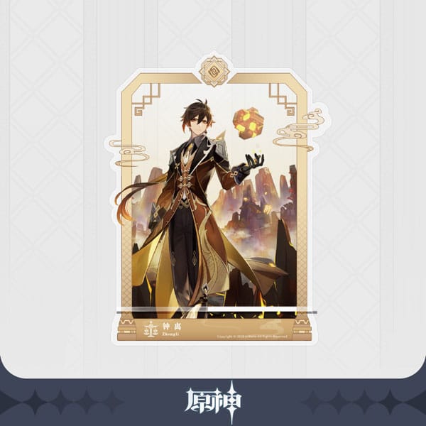 Genshin Impact Acryl-Handyständer Zhongli 17 cm (auf Bestellung gefertigt) – AUSVERKAUFT