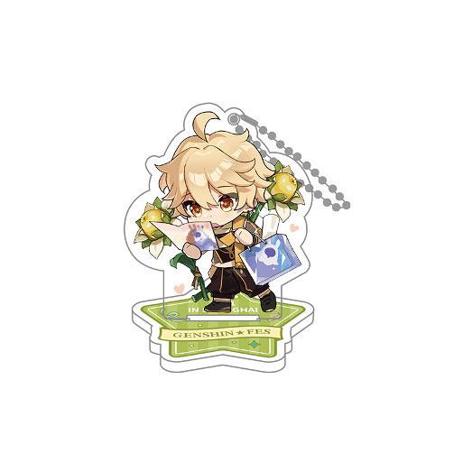 MADE TO ORDER Genshin Impact Genshin Fes 2021 Acrylic Figure & Keychain Traveler Aether 9 cm