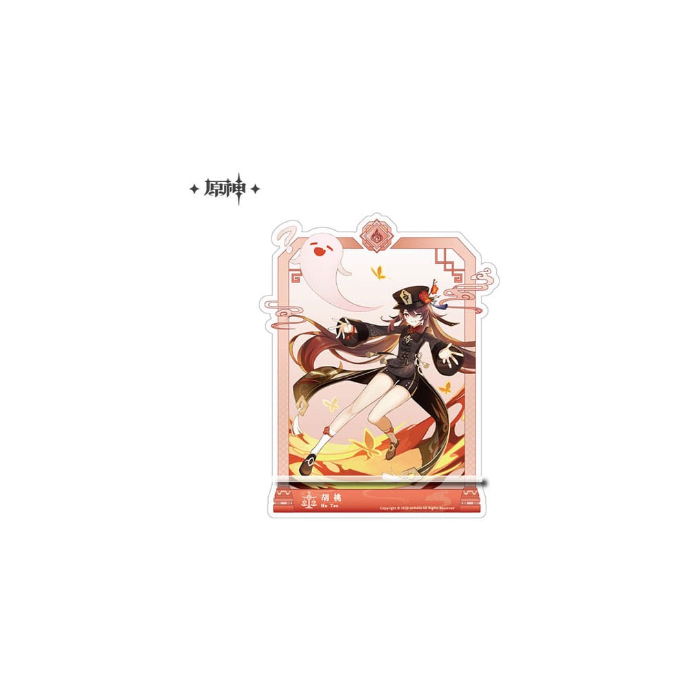 AUF BESTELLUNG Genshin Impact Acryl-Telefonständer Hu Tao 17 cm